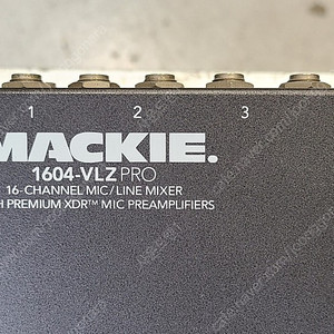 (Mackie)메키 1604-VLZPRO 16채널 오디오콘솔