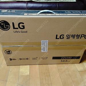 LG 올인원,일체형pc 풀박스 팝니다~(미개봉)