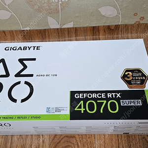 기가바이트 RTX 4070 super AERO 팝니다