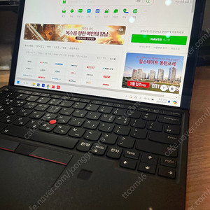 레노버 x12 detachable 노트북, 태블릿 판매합니다