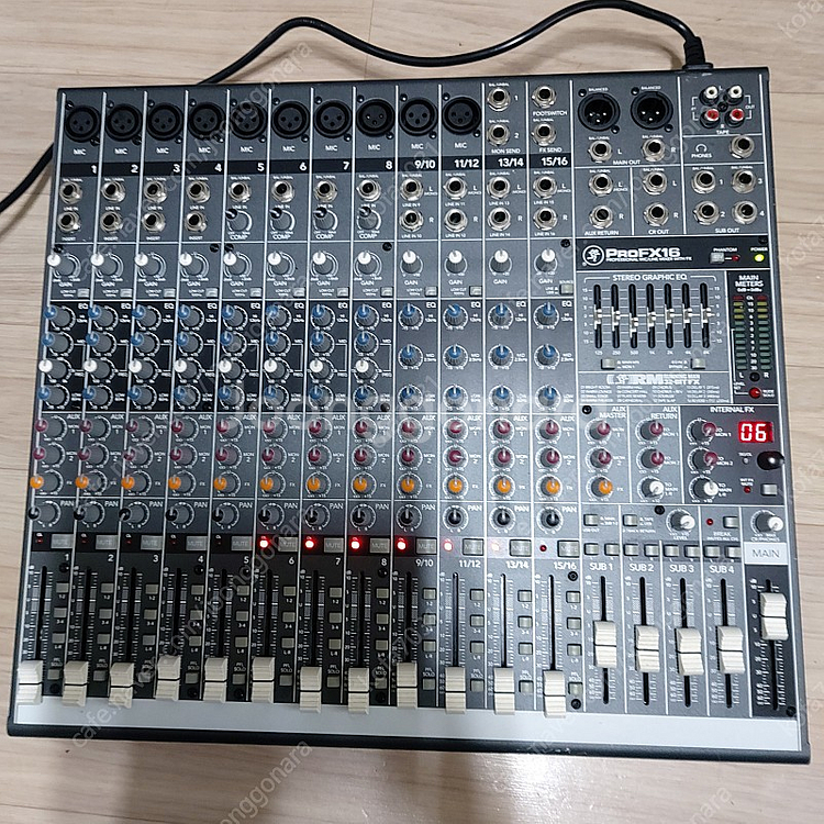 16채널 믹서 PROFX16--0