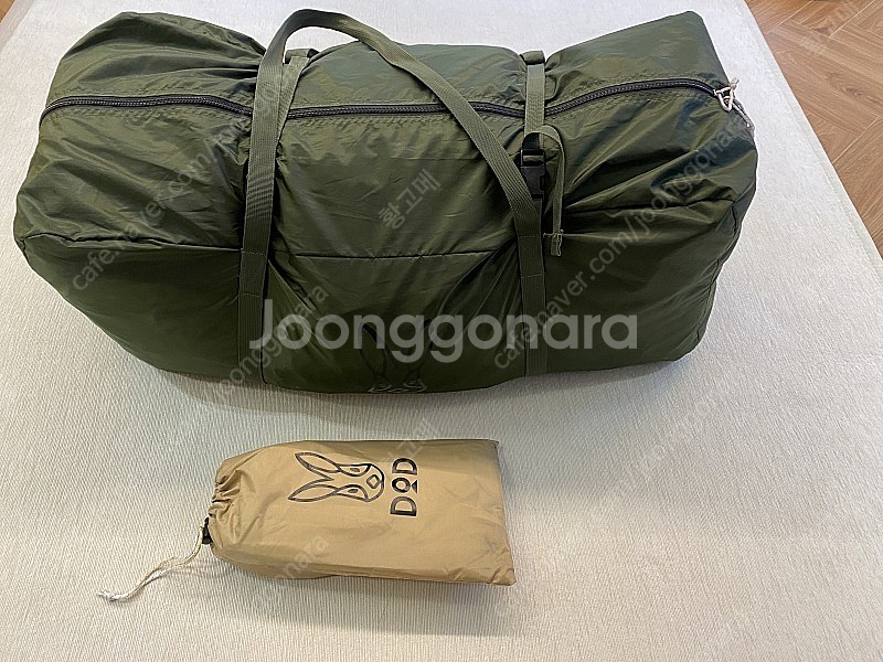 DOD 가마보코 텐트 3M 및 구성품 팔아요--0