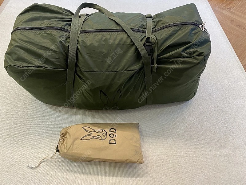 DOD 가마보코 텐트 3M 및 구성품 팔아요 이미지