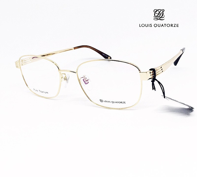 [추가증정] 루이까또즈 퓨어티타늄 골드 안경테 안경점 금테안경 새제품