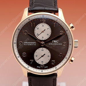 IWC 포르투기저 크로노그래프 40 성룡 한정판 IW371433 골드 2005년 남자 시계