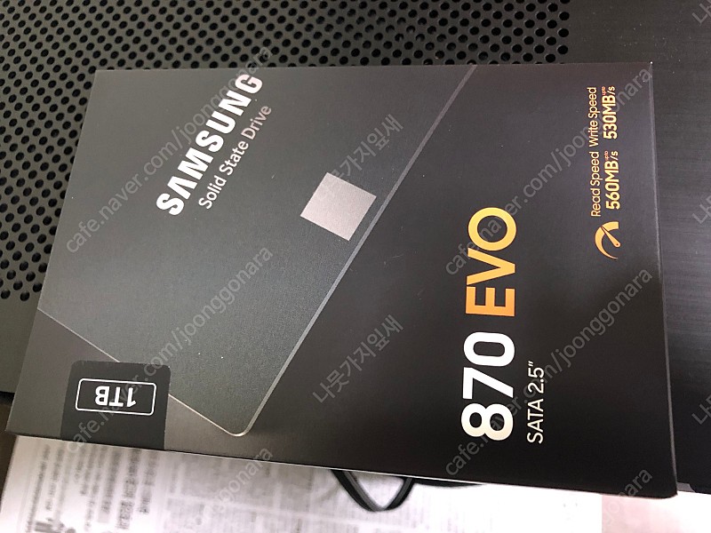 삼성 SSD 870 EVO 1TB 미개봉 팝니다