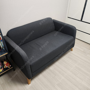 IKEA 리나네스 2인용 소파(블랙)