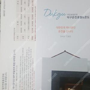 덕구온천 호텔&콘도 1박 숙박권(조식 포함)