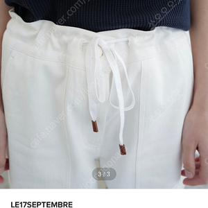 르917 TRAVELLER WAITST STRING PANTS [WHITE]