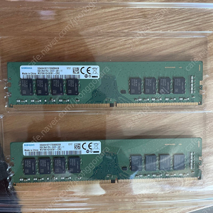 삼성 램 DDR4 2400 16G (8GX2) 팝니다.