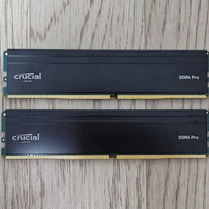 마이크론 크루셜 DDR4 32gb (16gb * 2) 두 세트 판매합니다