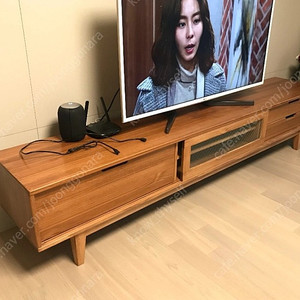 허니브라운 가구, 루블린 모던 TV 거실장