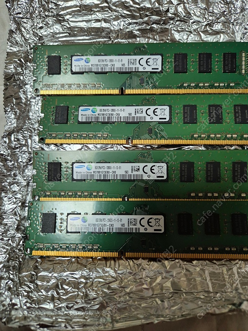 삼성 ddr3 8gb 12800u 개당 만원