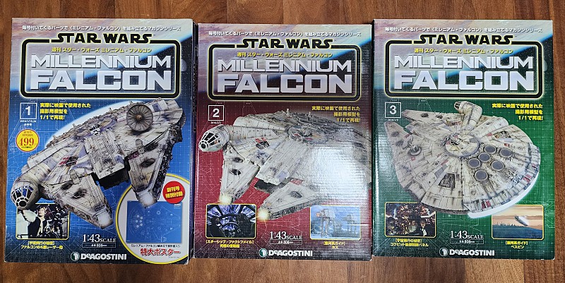 데아고스티니 스타워즈 밀레니엄 팔콘(1~100권 전권) Deagostini starwars millennium Falcon(1~100권) 전권