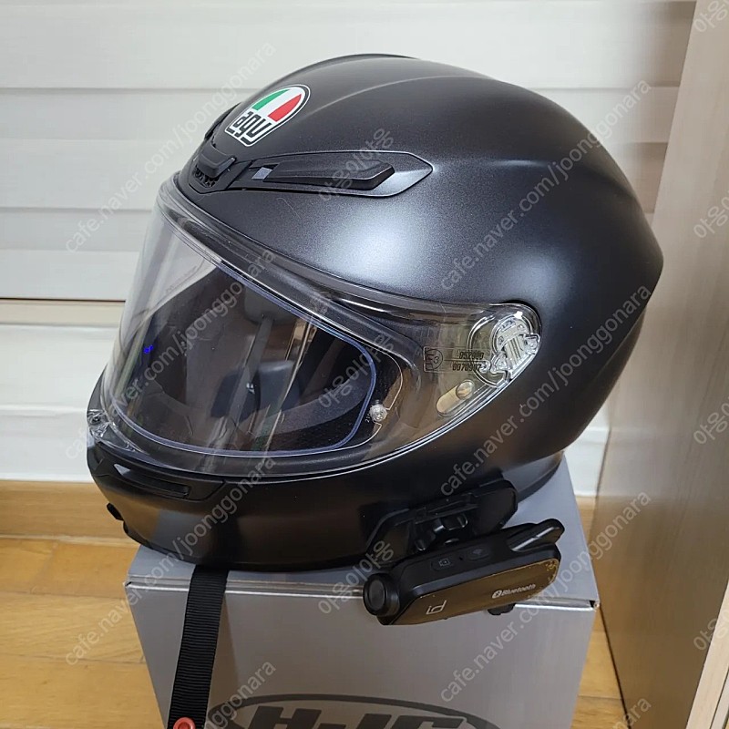 AGV K6 무광블랙 아시안핏 풀페이스 오토바이 헬멧