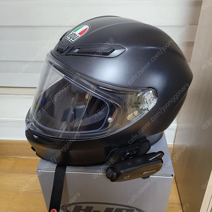 AGV K6 무광블랙 아시안핏 풀페이스 오토바이 헬멧