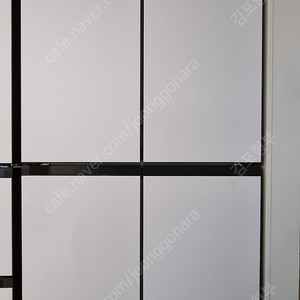 비스포크 4도어 키친핏 냉장고 코타화이트 패널