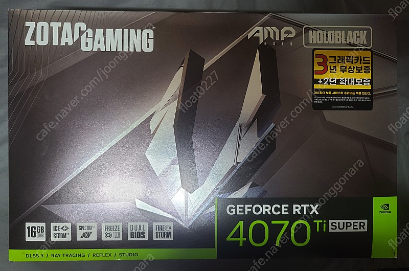 ZOTAC GAMING 지포스 RTX 4070 Ti SUPER AMP Holo D6X 16GB