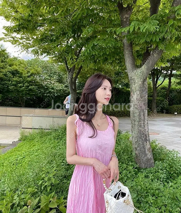미미워 스페셜슬립드레스 스슬드 글로우핑크--1