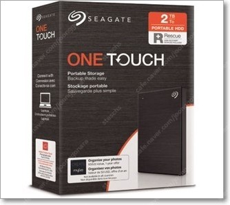 시게이트 2TB one touch seagate HDD 외장하드, 색상블랙