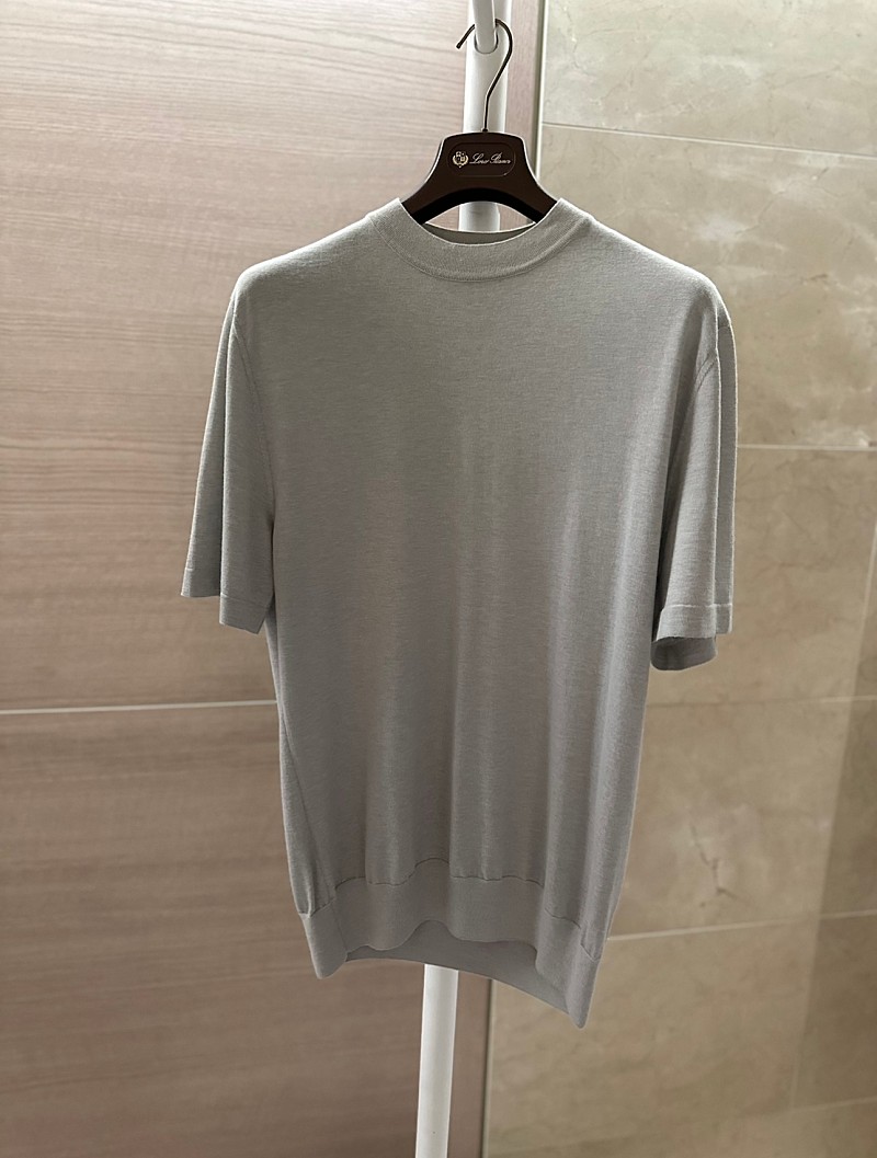 로로피아나 캐시미어 실크 니트 Loro Piana cashmere silk sweater 반팔 정품 브루넬로쿠치넬리 에르메스 톰포드 벨루티 루이비통 키톤 디올 버버리 제냐 브리오니