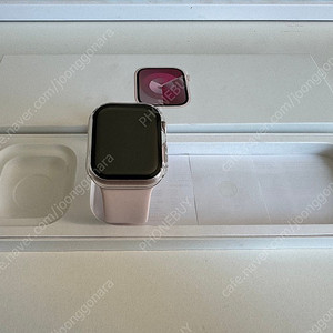 애플워치9 핑크색상 GPS 41mm 미사용 단순개봉급 제품 판매합니다.(5월16일구매)