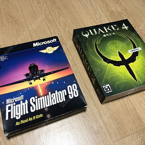 MS 플라이트시뮬레이터 98, 퀘이크 4 판매합니다.