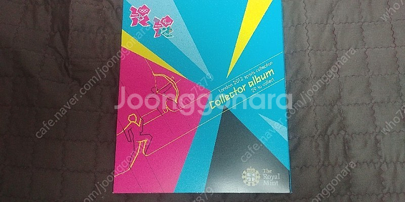 2012년 런던올림픽 종목별기념주화 50펜스 카드코인주...--0