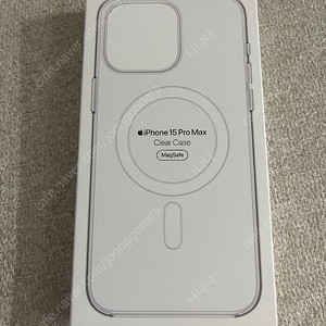 (미개봉) Apple 정품 맥세이프 아이폰 15 프로 맥스 투명 케이스 (MT233FE/A)