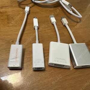 애플 미니DP 커넥터 및 케이블 일괄