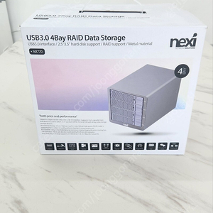 넥시 4베이 RAID USB3.0 데이터 스토리지 NX770 판매합니다.
