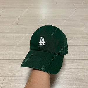 MLB 공용 루키 볼캡 모자 LA 로고 그린컬러 (32CP77111-07G) 택포
