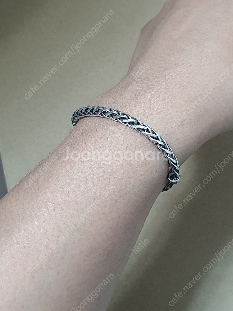 남성 은팔찌--2