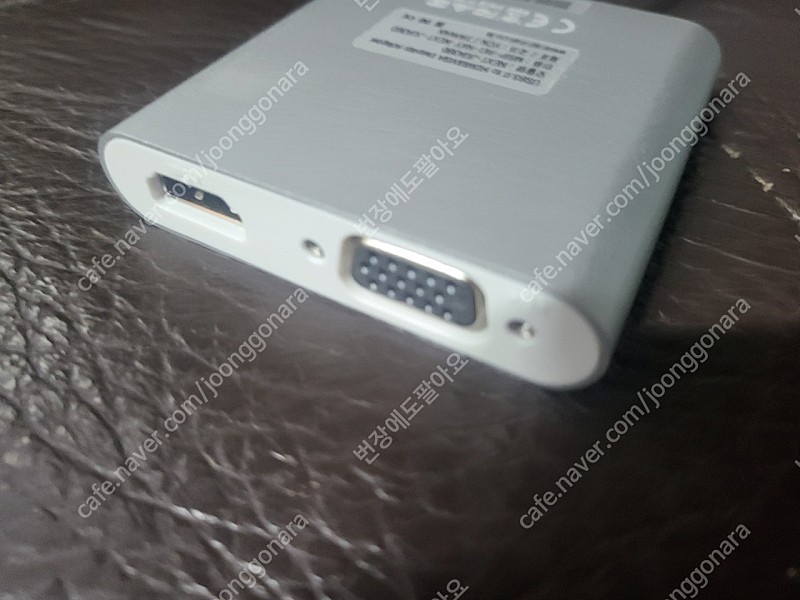 1회 사용 단품 3.0 USB to HDMI/VGA 컨버터 NEXT-JUA360 젠더