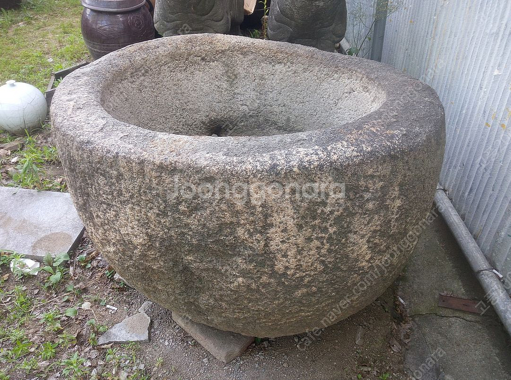 약 250년 된 조선시대 대형 물확 / 돌확 / 학독 / 석물--2