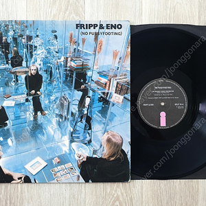 (LP 판매) 앰비언트 - 로버트 프립 / 브라이언 이노 (Fripp & Eno) No Pussyfooting 1973년 오리지널 영국반
