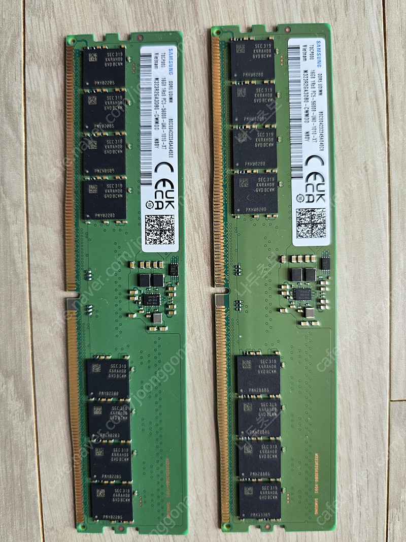 삼성 램메모리 ddr5 16gb 5600 2개