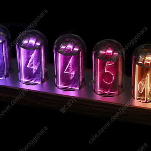 진공관 닉시관 LED RGB 탁상 시계