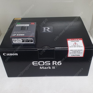 캐논정품 EOS R6 MARK2 + LP-E6NH (정품배터리 총2개) 미개봉 새상품 팝니다.