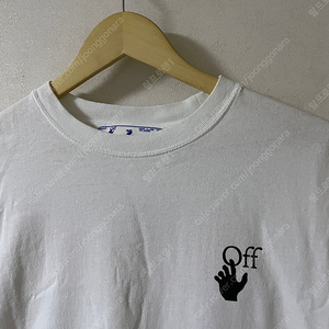 오프화이트 21SS 마커 오버핏 티셔츠 화이트 XXS (남성 100정도)