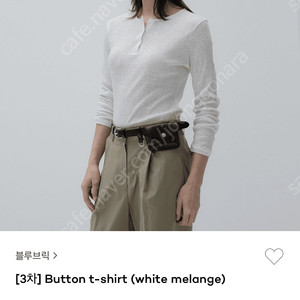 블루브릭 버튼티 button-Tshirts 2개일괄