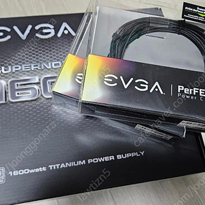 EVGA SuperNova 1600 T2 (1600w 티타늄) 파워 + EVGA 정품 16핀 케이블(2개, 미개봉) 일괄 판매