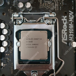 Intel i5-8500 cpu + ASRock H310m-HDV board