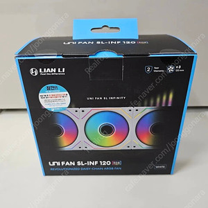 리안리 UNI FAN SL-INF 120 3팩 화이트(미개봉)