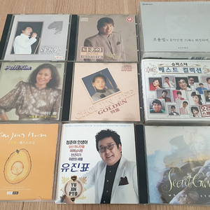 나훈아, 패티 김, 최진희, 김종환, 조용필, Secret Garden 등 CD (일괄판매)