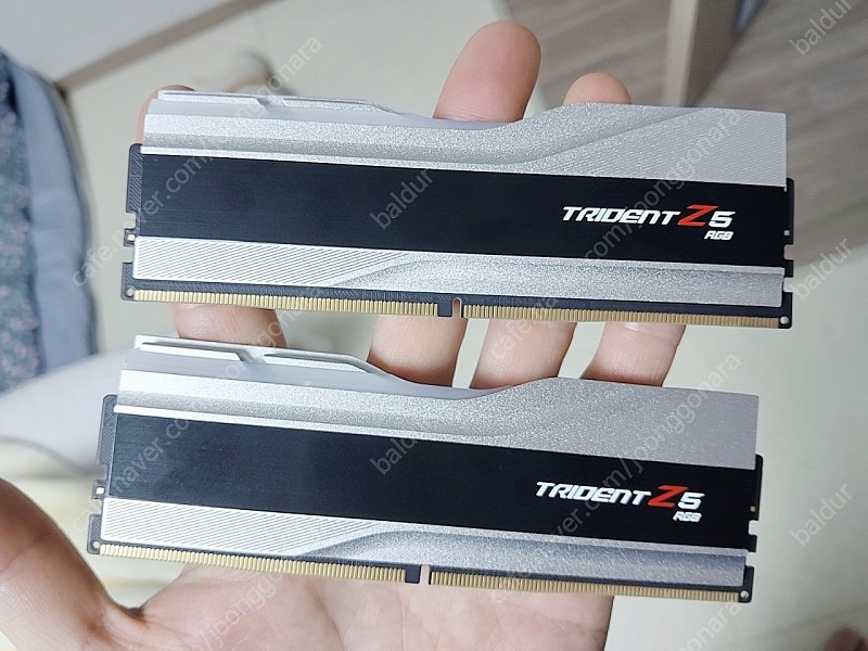 지스킬 G.SKILL DDR5-6000 CL36 TRIDENT Z5 RGB 화이트 16gb 2장 (합 32gb)