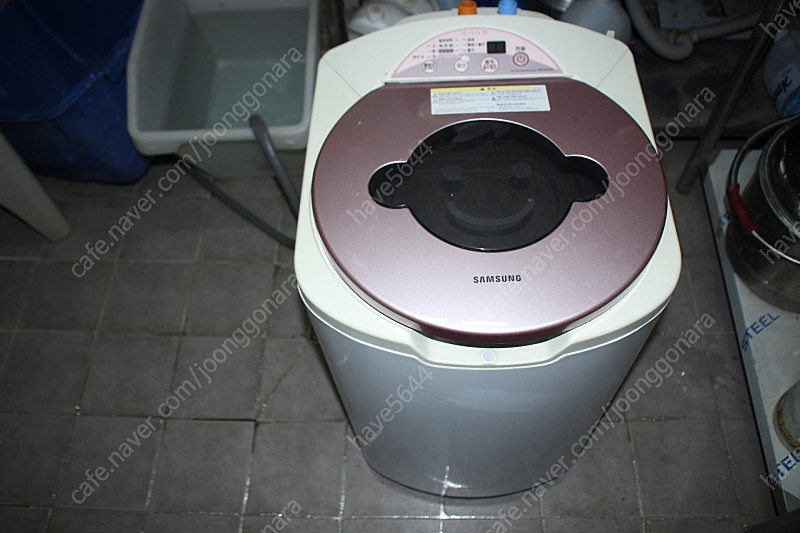 삼성 아가사랑 세탁기 소형 세탁기 (뚜껑 AS 필요) 세제 탈수 건조기 짤순이