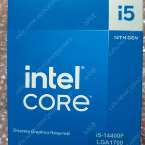 인텔 코어i5-14세대 14400F (랩터레이크 리프레시)