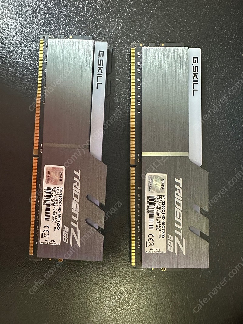 G.skill ddr4-3200 CL14 TRIDENT Z RGB 16GB 8*2