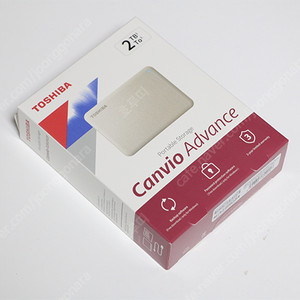 외장하드 도시바 Canvio Advance 2세대 2TB / 미개봉 새제품 / 화이트